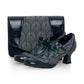 Ruby Shoo Bar Shoe Clara NAVY Geometric.
