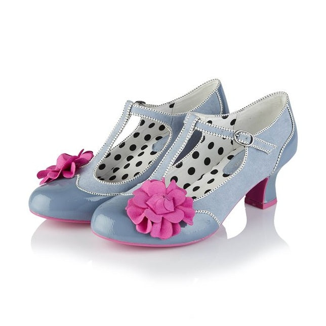 Ruby Shoo COURT SHOE Marcie SKY MATCHING SALVADOR STYLE BAG AVAILABLE