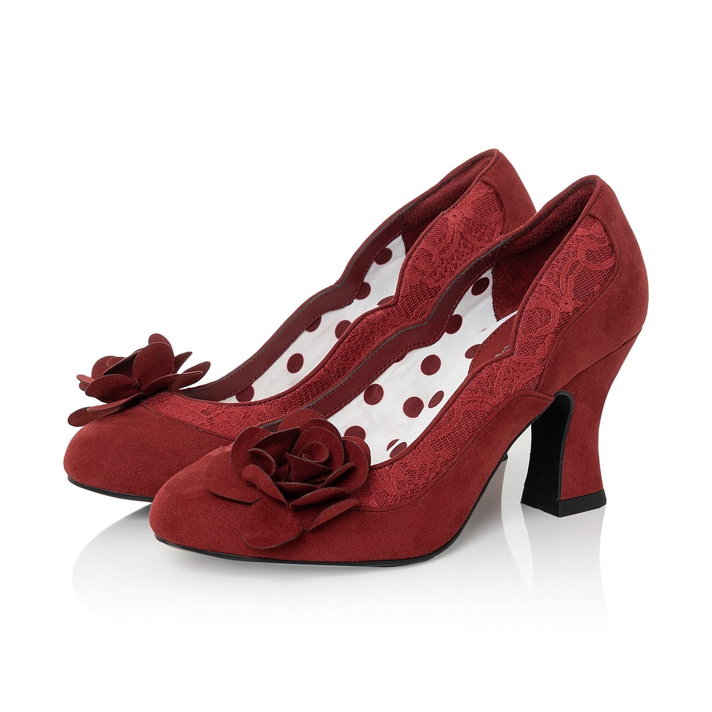 Ruby Shoo Classic Court Chrissie CRIMSON