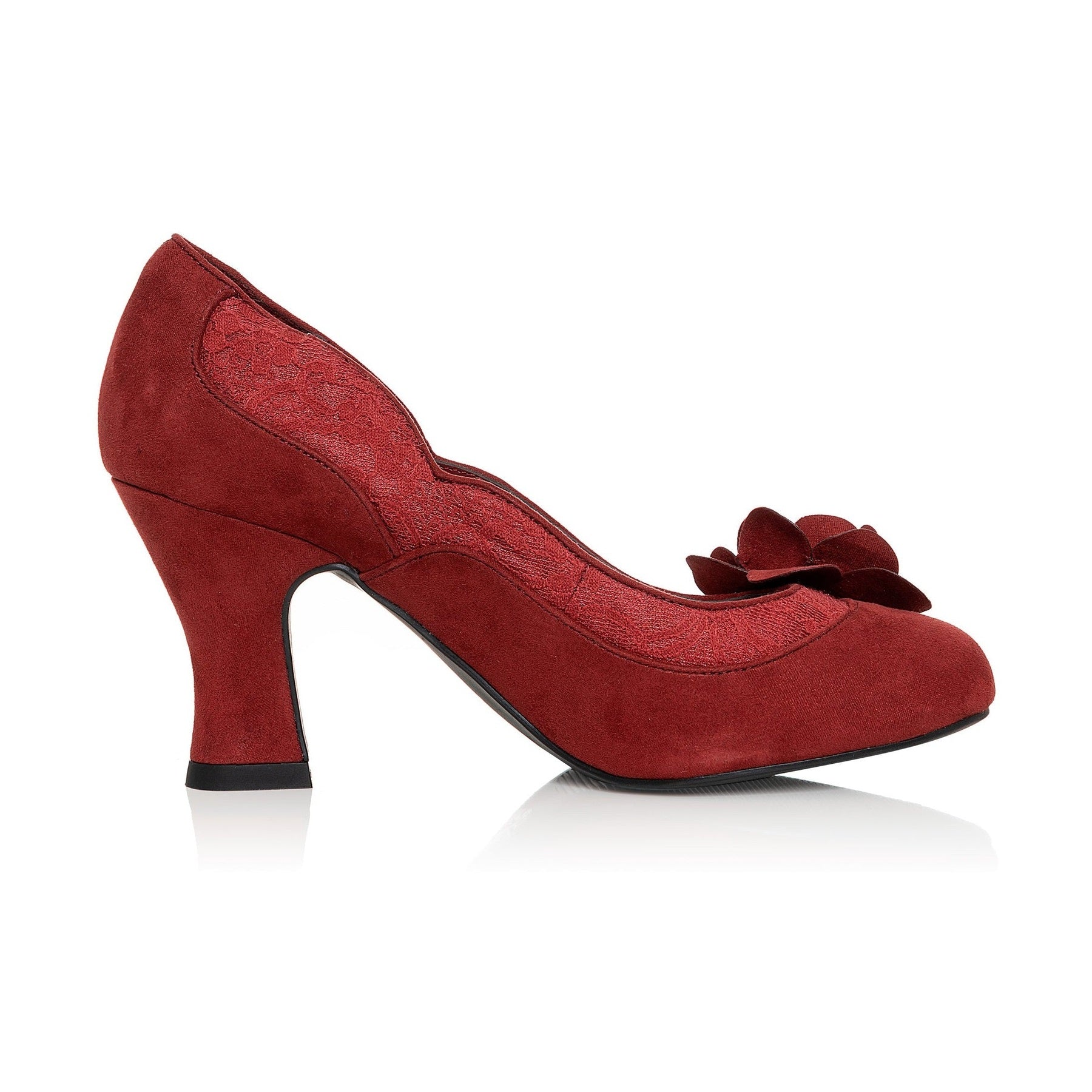 Ruby Shoo Classic Court Chrissie CRIMSON