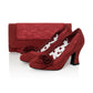 Ruby Shoo Classic Court Chrissie CRIMSON