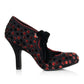 Ruby Shoo Willow RED NOIR to match bag Alberta Red Noir