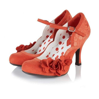 Ruby Shoo High Heeled bar shoes Raina RUSSET
