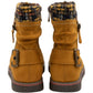 Lotus Ankle Boot with zip Sandy MUSTARD