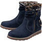 Lotus Ankle Boot with zip Sandy