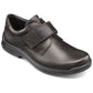 Hotter Mens BROWN Leather SEDGWICK touch fastening Shoe
