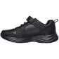 Skechers School Trainer 81445-BBK BLACK touch fastening