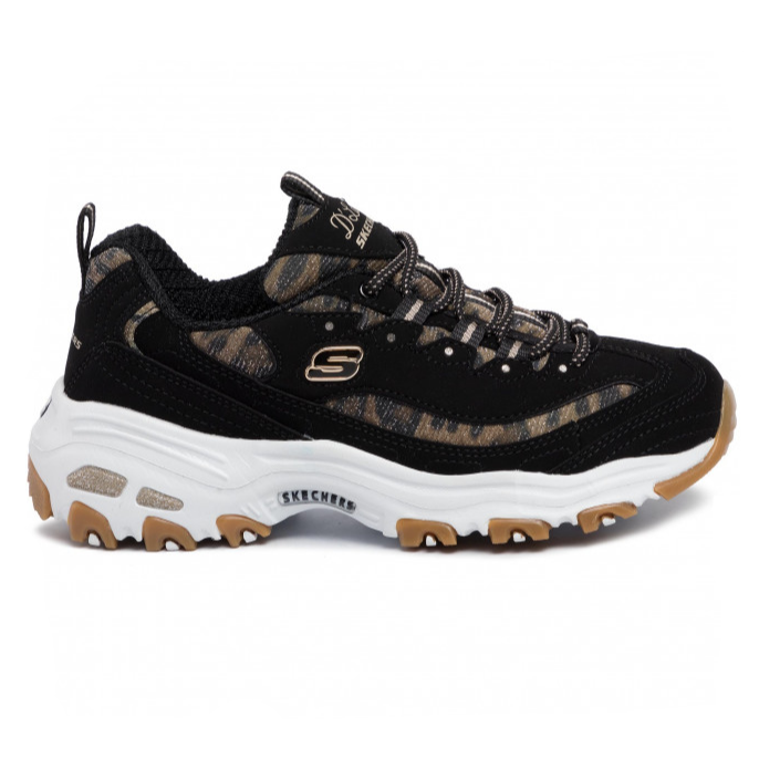 SKECHERS TRAINER D LITES BLACK 13158BKLD A.G. Meek