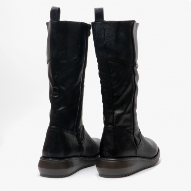 Heavenly Feet MID CALF BOOT Robyn BLACK Vegan Friendly