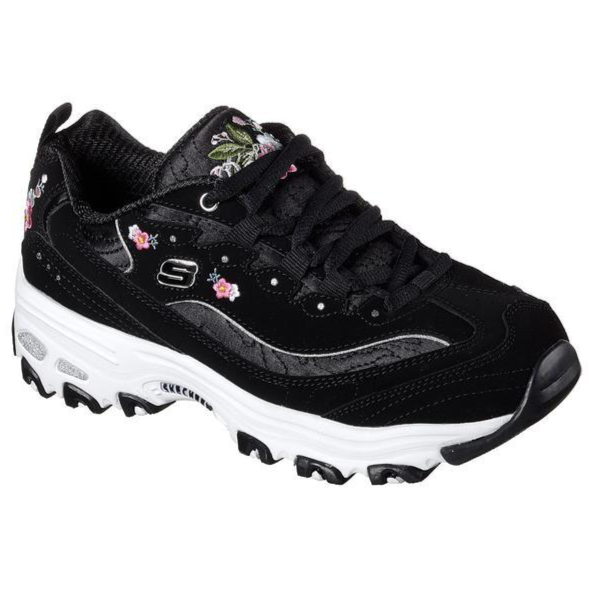 Skechers d'lites black on sale