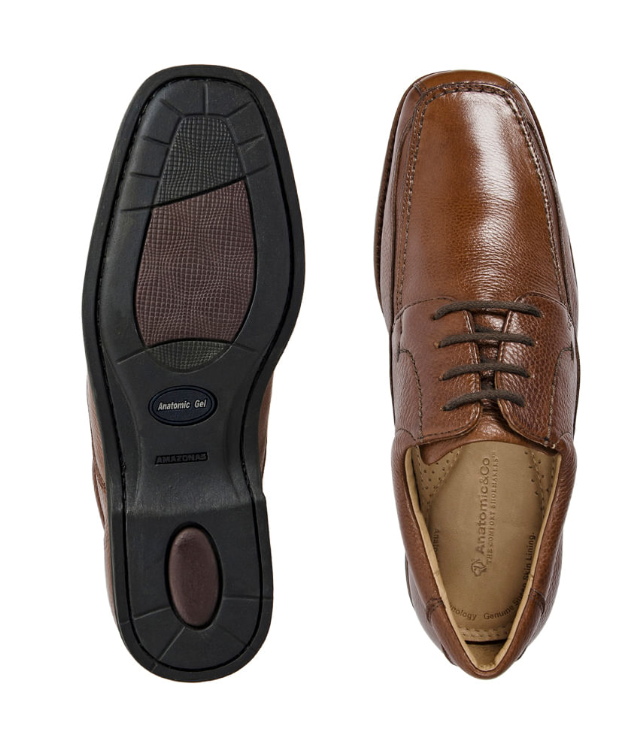 Anatomic & Co LACE UP SHOE Goias TAN leather