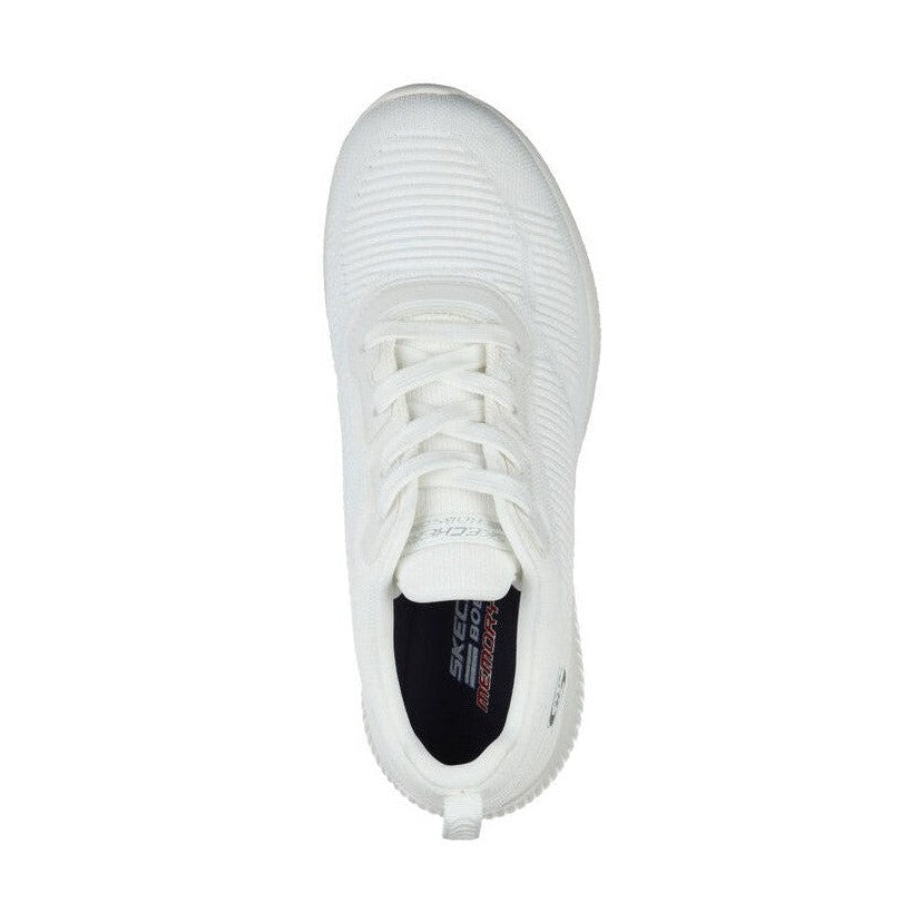 Skechers BOBS Sport Squad - Tough Talk 32504 WHITE Trainer