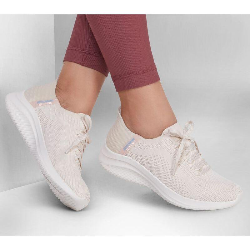 Skechers Slip-ins Trainer: 149710NAT NATURAL Ultra Flex 3.0 - Brilliant