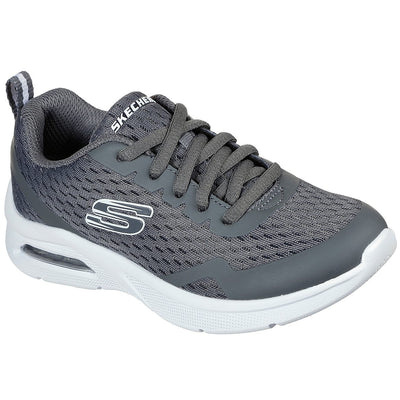 Skechers air-cushioned youths trainer with lace 403774 CHARCOAL