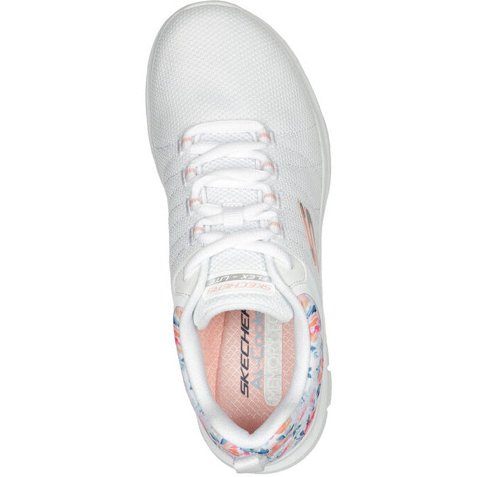 Skecher Trainer FLEX APPEAL 4.0 - LET IT BLOSSOM WHITE MULTY 149586wmlt