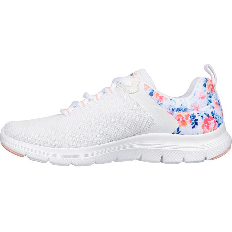 Skecher Trainer FLEX APPEAL 4.0 - LET IT BLOSSOM WHITE MULTY 149586wmlt