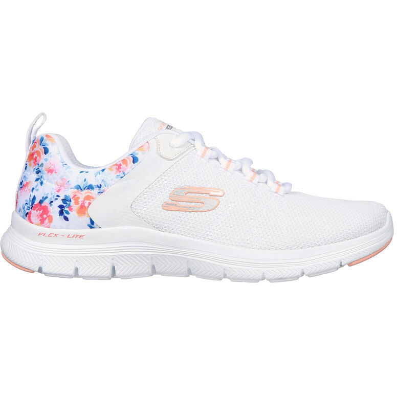 Skecher Trainer FLEX APPEAL 4.0 - LET IT BLOSSOM WHITE MULTY 149586wmlt