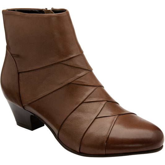 Lotus Ankle Boot Tara TAUPE Leather
