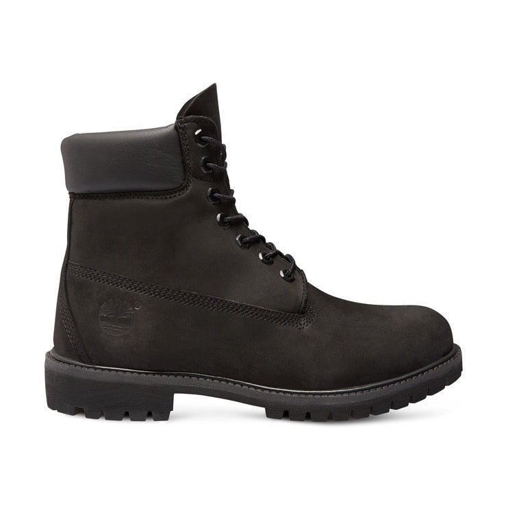 Timberland 6 Inch Premium boot youth BLACK leather Waterproof