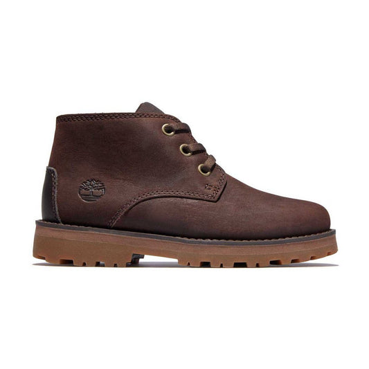 Timberland Courmakid Chukka Boot Brown Leather with Inside Zip