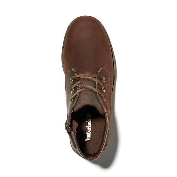 Timberland Courmakid Chukka Boot Brown Leather with Inside Zip