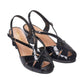 Van Dal Libby Black patent Wide Fit Dress Sandal