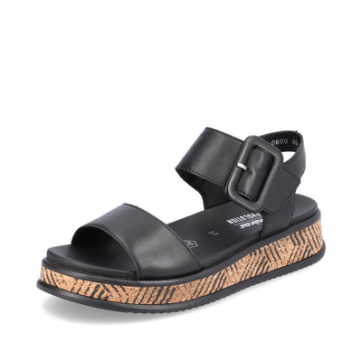 Rieker Sandal BLACK W0800-00