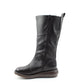 Heavenly Feet MID CALF BOOT Robyn BLACK Vegan Friendly