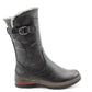 Heavenly Feet MID CALF BOOT LINED Bramble BLACK