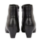 Lotus Ankle Boot Tara Black leather with Zip