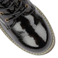 Lotus ankle boot Naomi Black Patent Lace-up with Zip