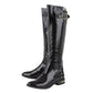 Lotus Knee High boot Estelle BLACK CRINKLE