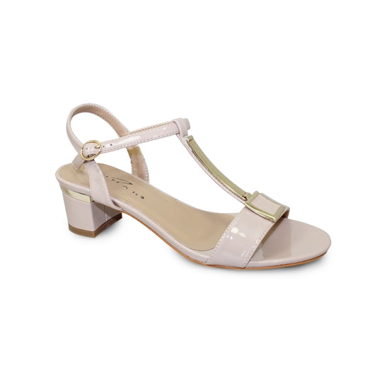 Lunar Sandal Blaze Nude Patent Sandal