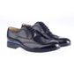 Steptronic BROGUE SHOE Bugos Black Soft Leather wing cap Lace up Formal