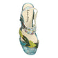 Laura Vita Lucieo 103 TURQUOISE Touch Fastening Bar Sandal