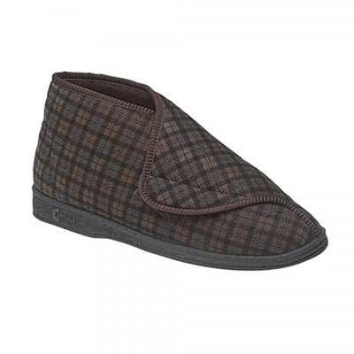 Mens Slipper by Comfylux James in Brown MS220B