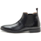 Thomas Crick Beeston BLACK Leather Chelsea Boot