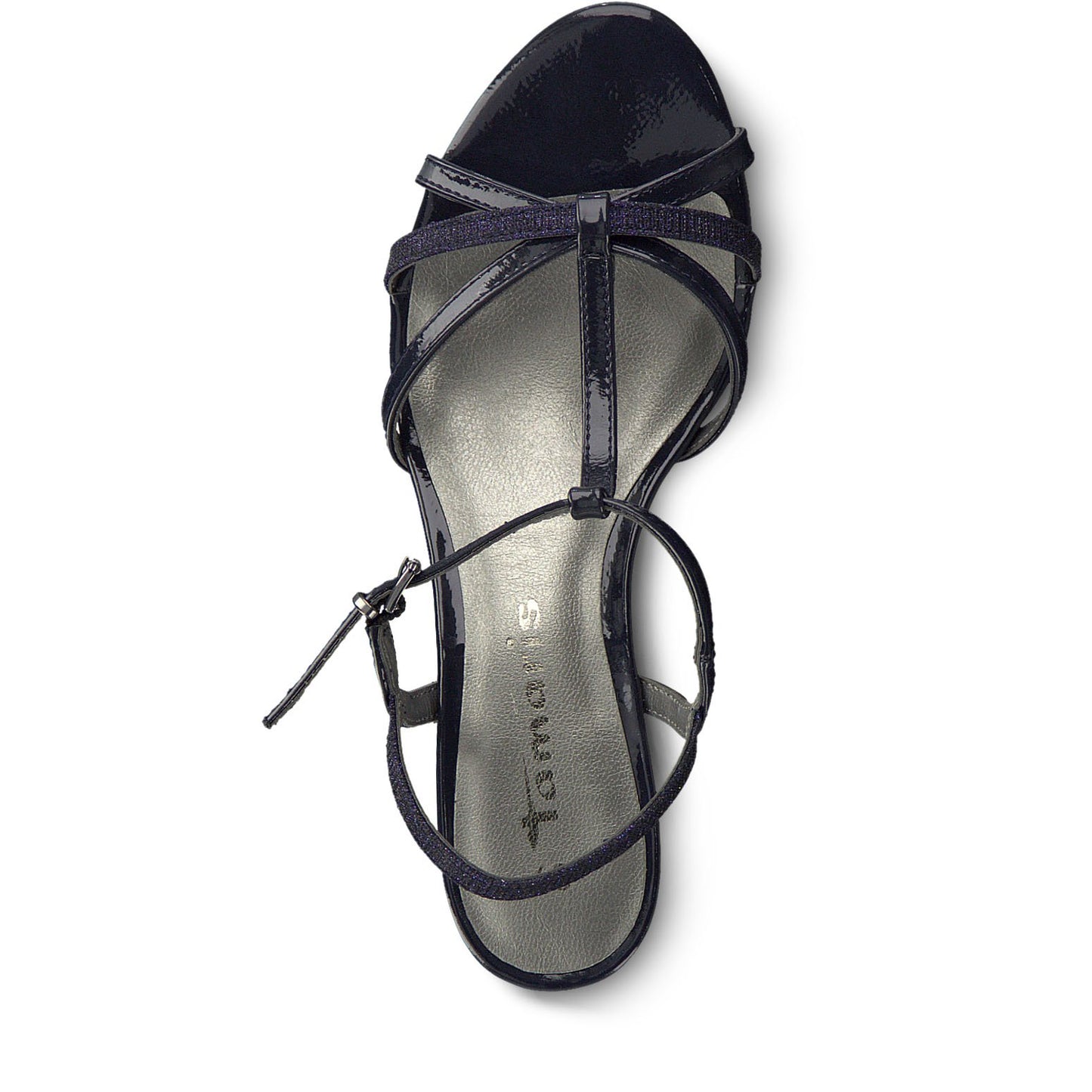 Tamaris DRESS SANDAL NAVY PATENT 28329