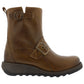 Fly London Ankle Boot Sino CAMEL Leather Biker Style