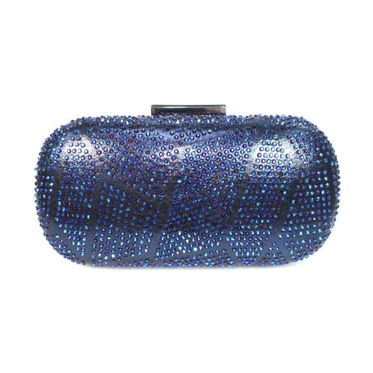 Lunar Francie Occasion Wear Gemstone Bag ZLR524 NAVY