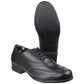 Hush Puppies school shoe Kada BLACK Leather Girls Brogue