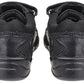 Hush Puppies school shoe Jezza snr  BLACK velcro strap