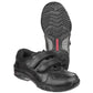 Hush Puppies school shoe Jezza jnr 10-2.5 BLACK Velcro strap