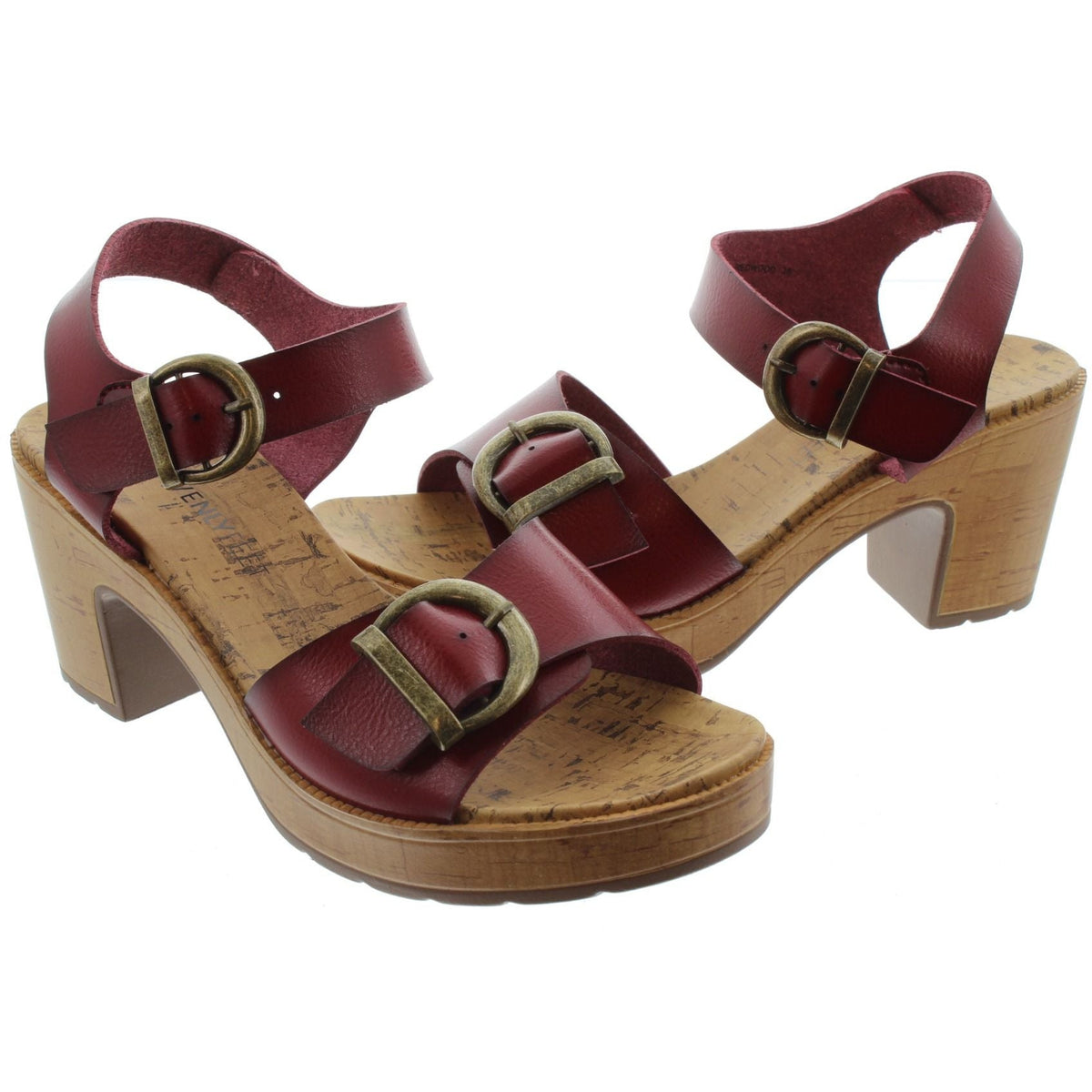 HEAVENLY FEET LADIES PLUTO HEELED SANDALS IN REDWOOD – A.G. Meek