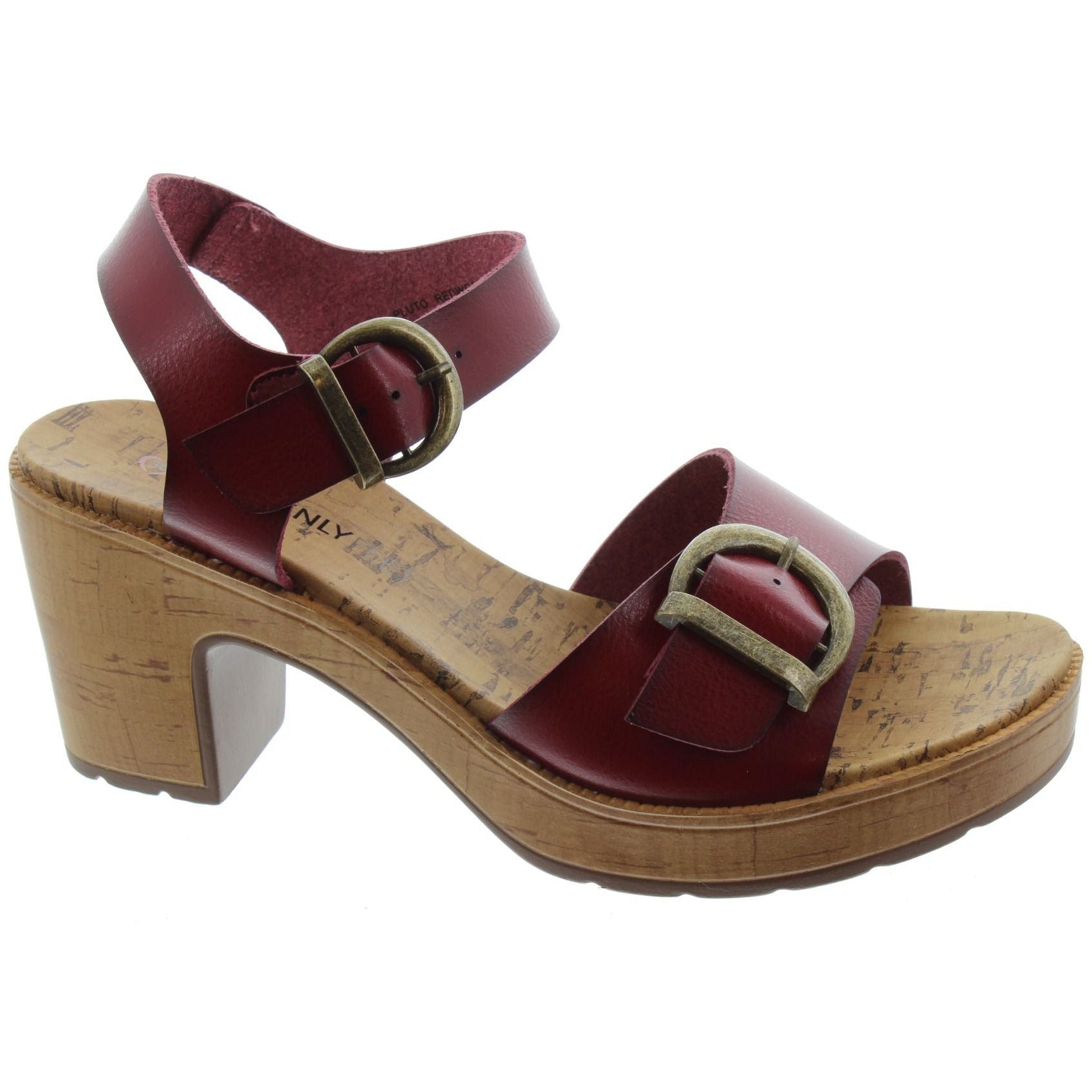 HEAVENLY FEET LADIES PLUTO HEELED SANDALS IN REDWOOD – A.G. Meek