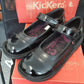 Kickers KICK POP Black Leather Bar Shoe
