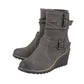 Lotus Ankle Boot with zip Phoebe GREY 