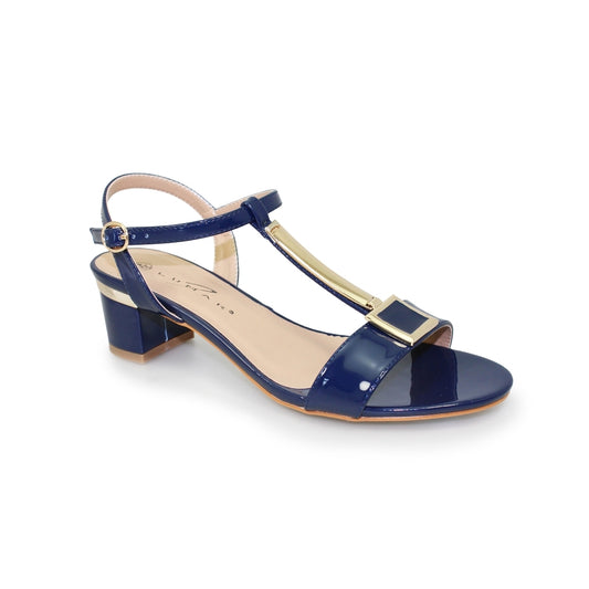 Lunar Sandal Blaze Navy Patent Sandal