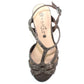 Lunar Dress Sandal Francie Wide Fit Gemstone FLR524PW Pewter MATCHING BAG AVAILABLE