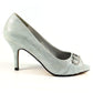 Lunar Lyla Occasion Wear Court Shoe FLR047SL Silver